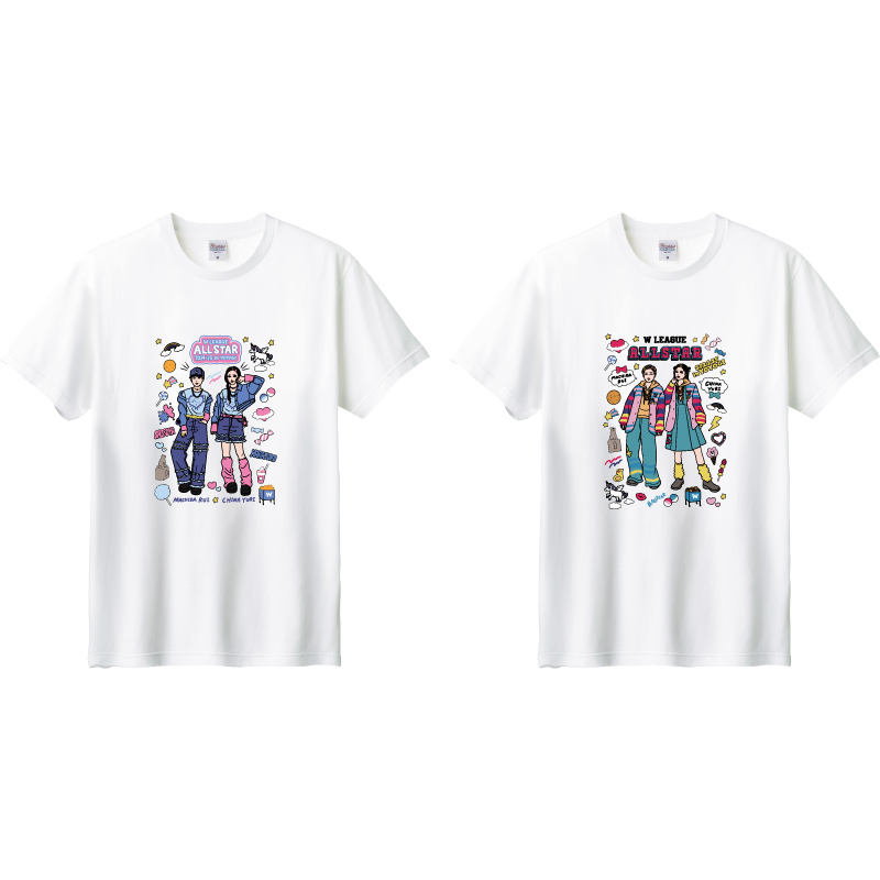 Wリーグ■2024-25ALLSTAR■キャプテンイラストオリジナルTシャツ