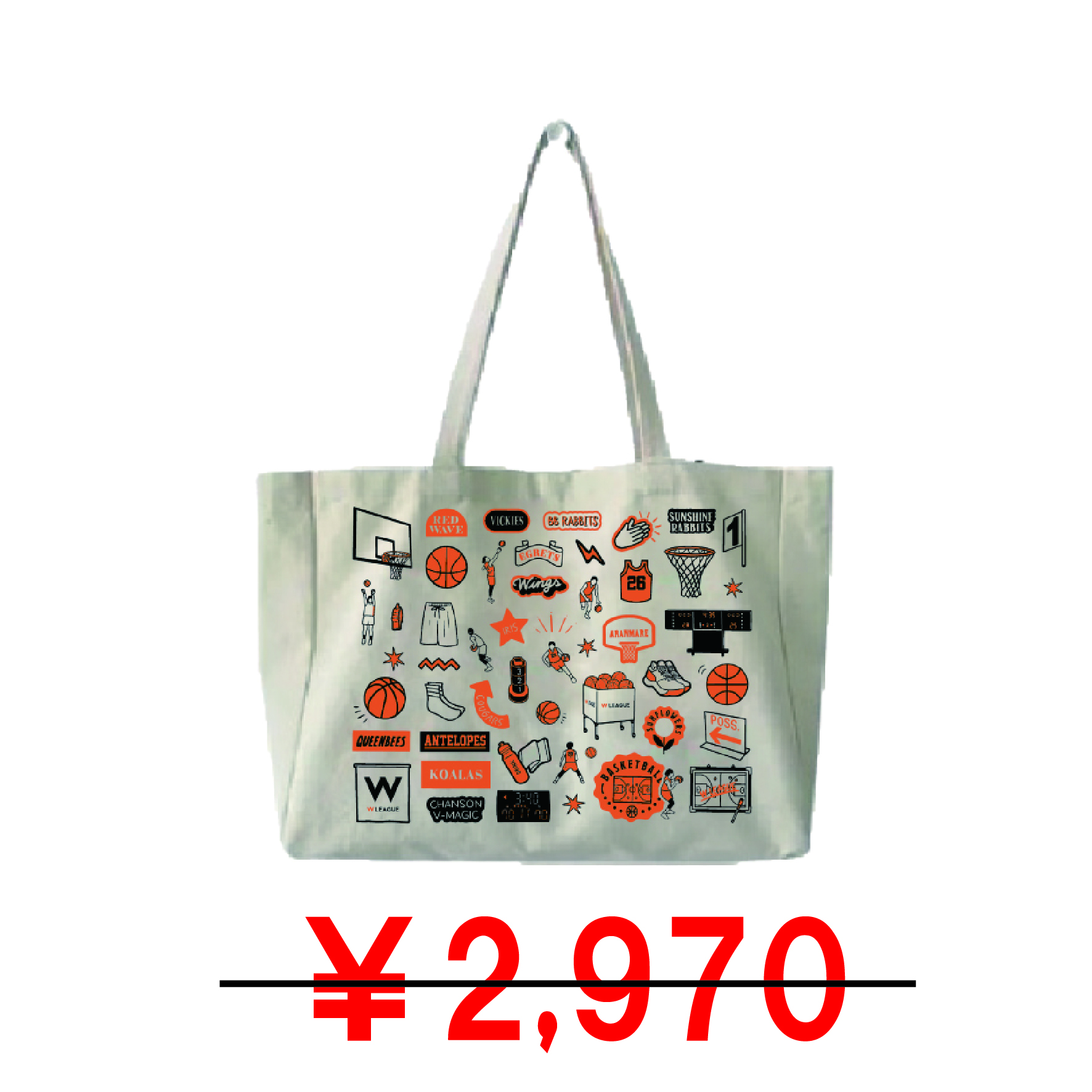 Wリーグ■2024-25シーズン■オリジナルトートバッグ