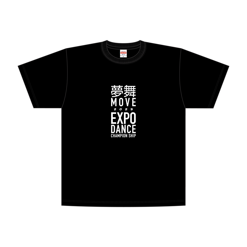 出場チーム名入りブラックロゴＴシャツ｜夢舞（MOVE）2025 OFFCIAL GOODS