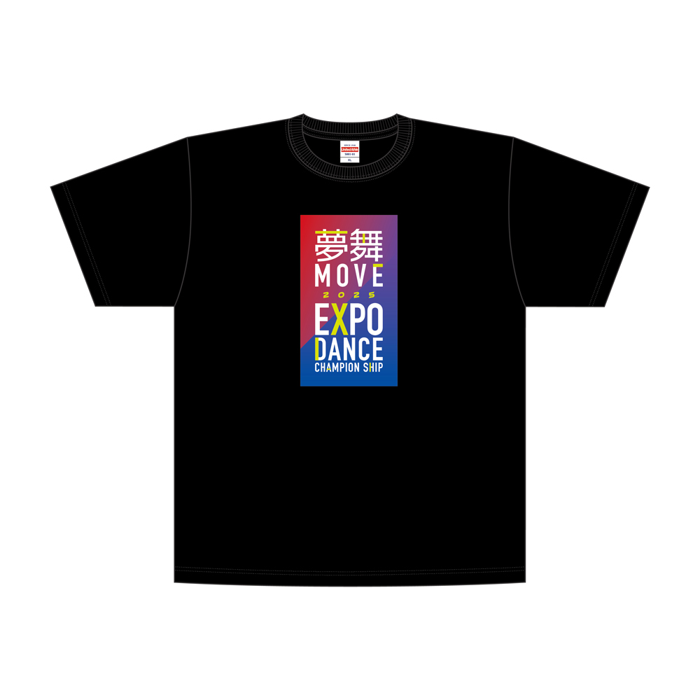 ブラックロゴTシャツ ｜夢舞（MOVE）2025 OFFCIAL GOODS